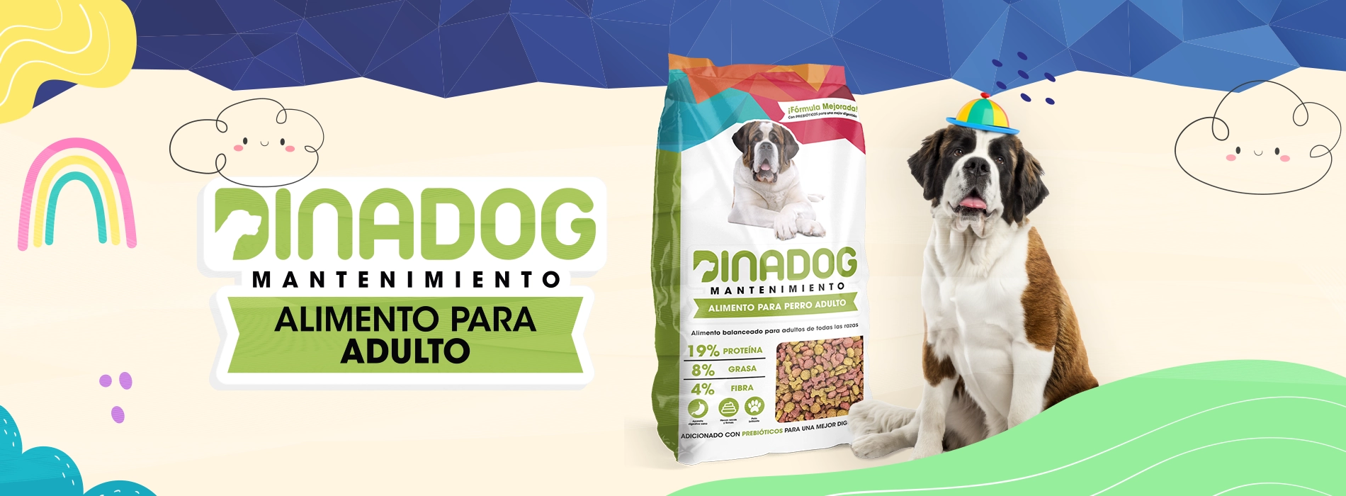 Dinadog adulto Croquetas para adulto