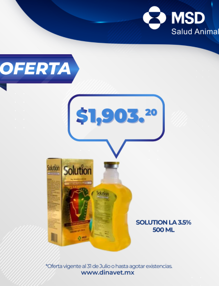 SOLUTION LA 3.5% 500 ML MSD